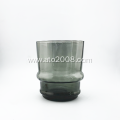 Smoky Gray Glass Votive